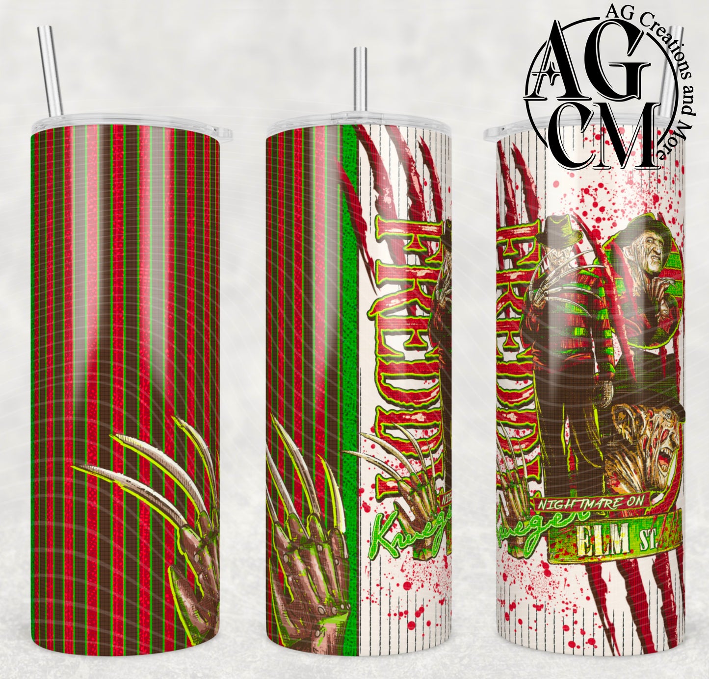 Nightmare on Elm, 20oz Tumbler Digital Download PNG