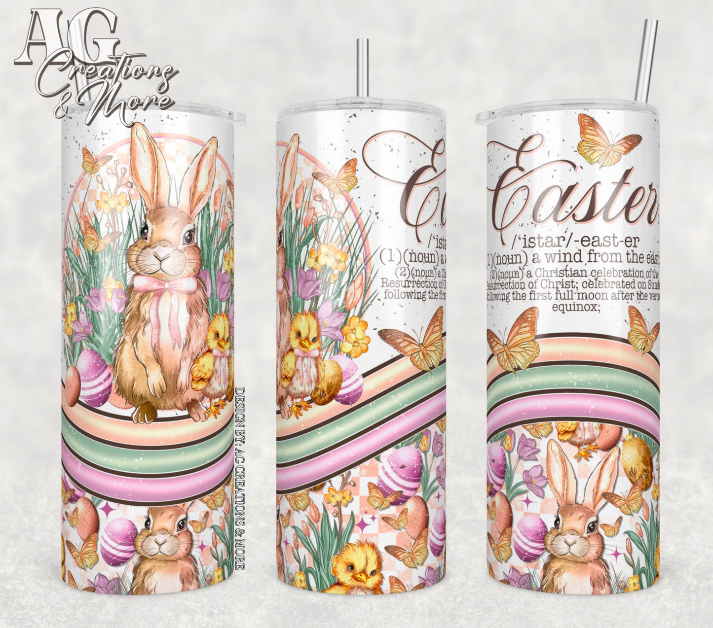 Easter Bunny Tumbler Digital