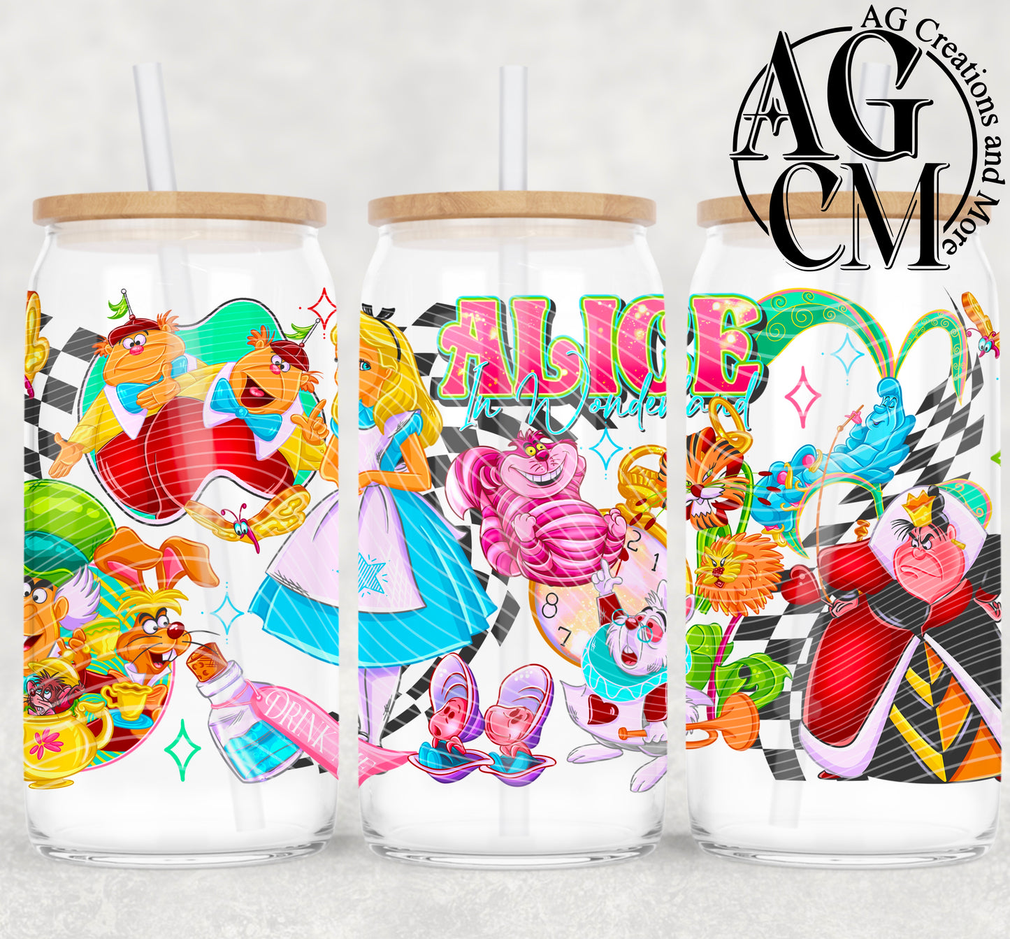 Alice 16oz libby wrap PNG