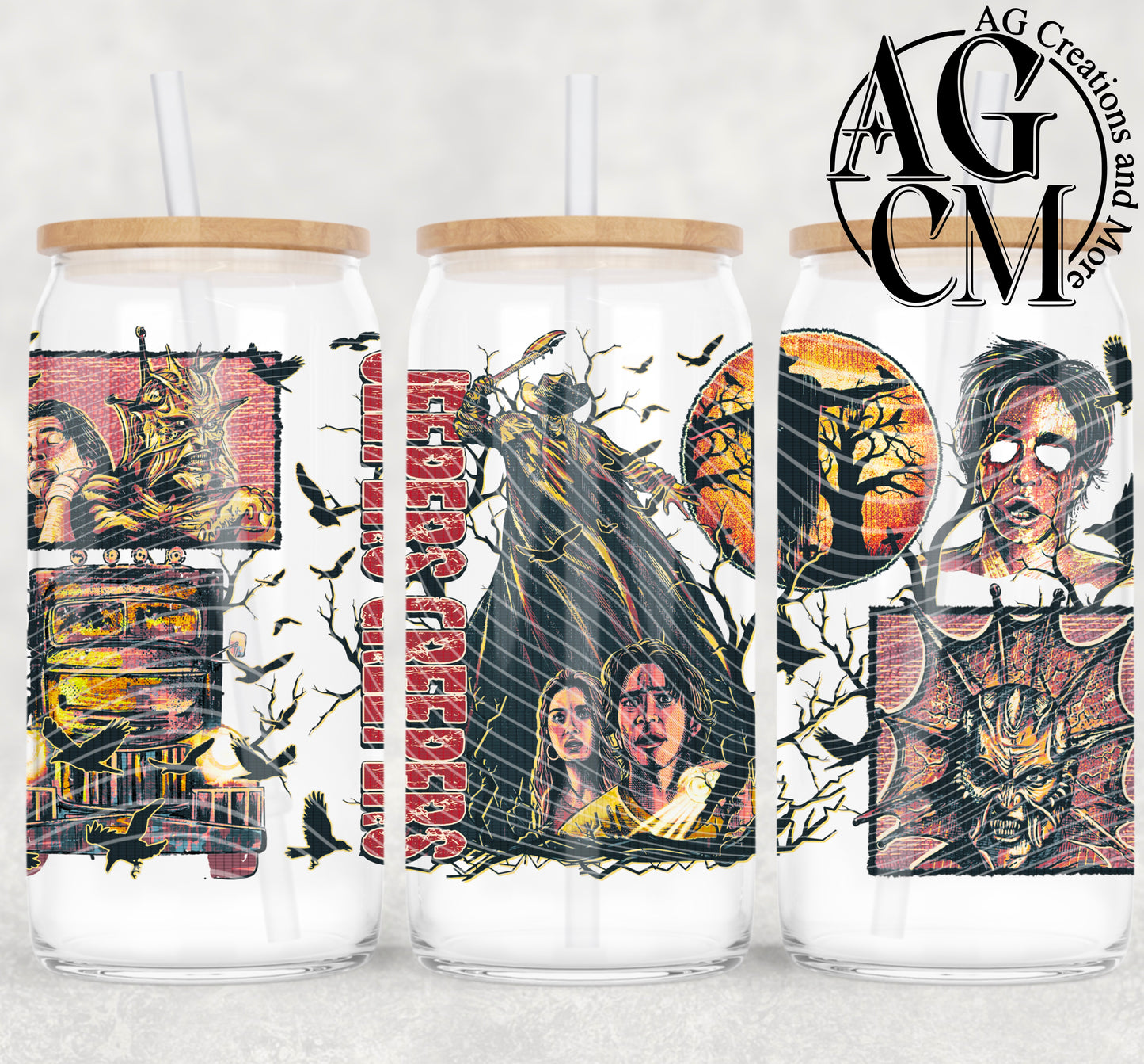 Creepers 16oz libby wrap PNG