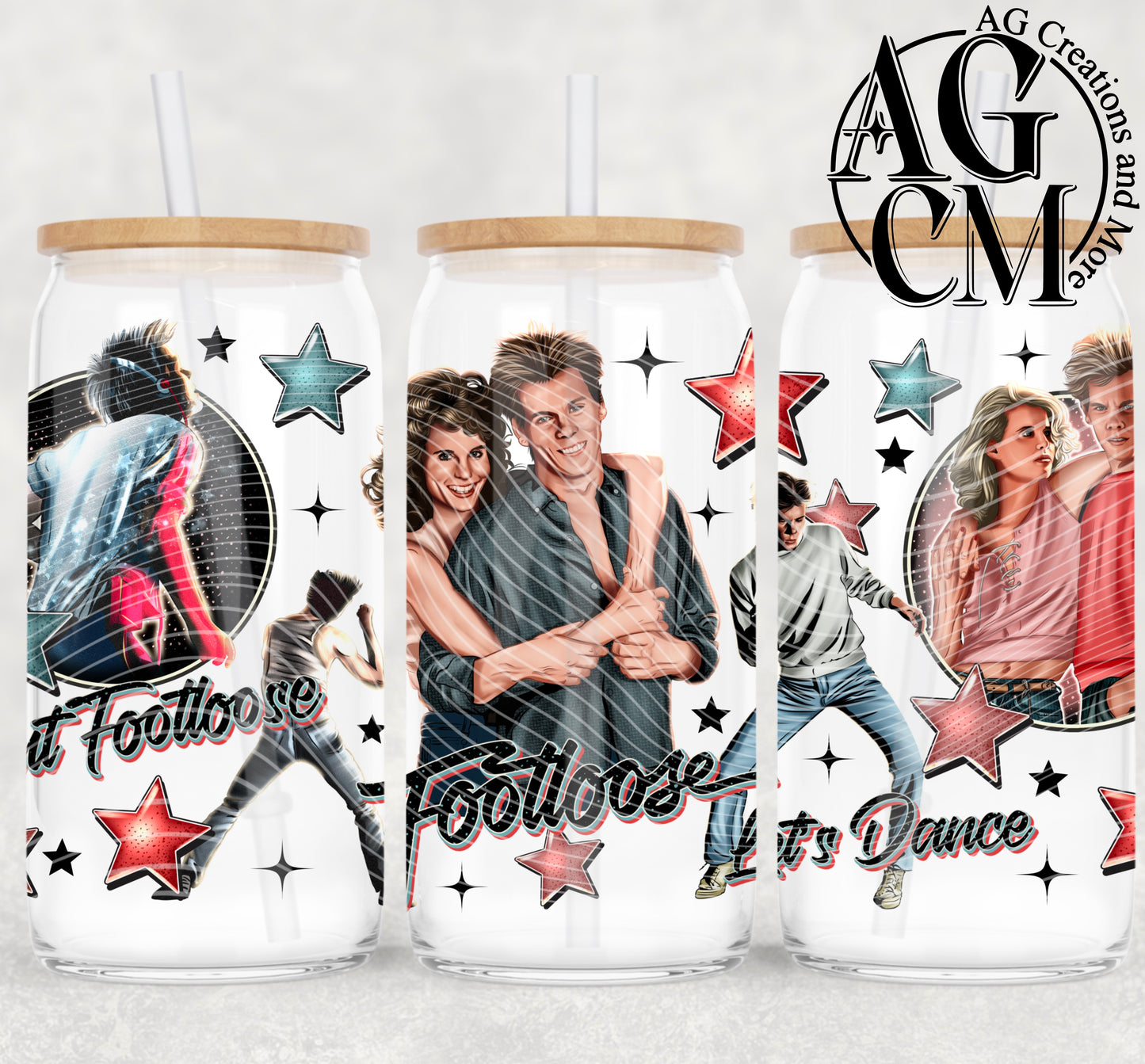 Lets Dance 16oz libby wrap PNG