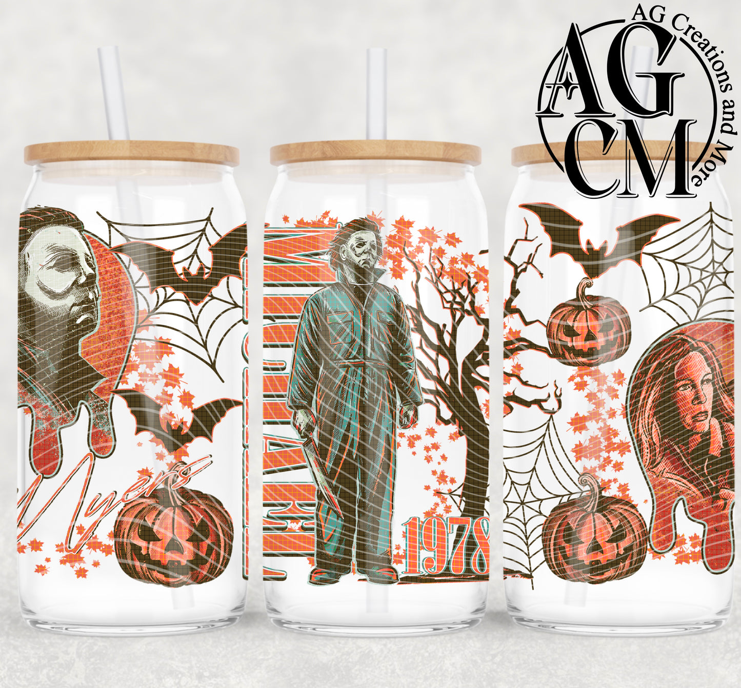 Vintage Michael 16oz libby wrap PNG