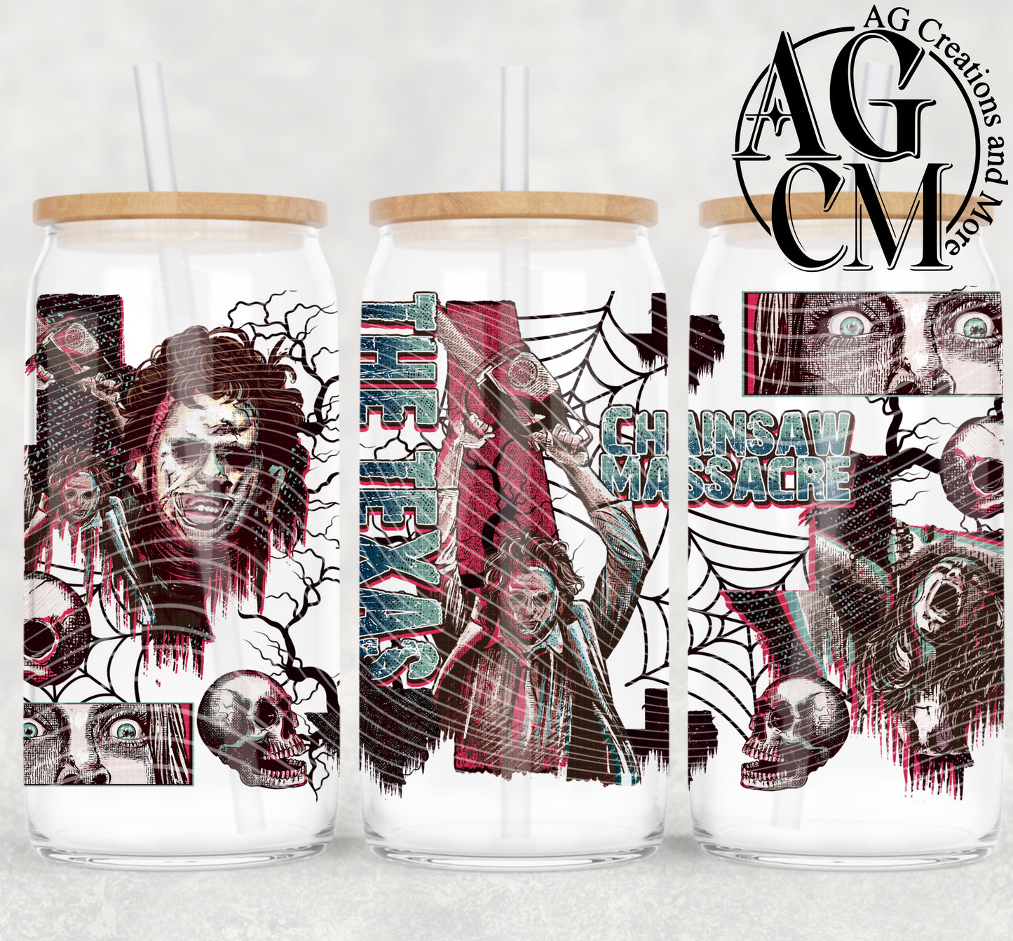 Texas Chainsaw 16oz libby wrap PNG