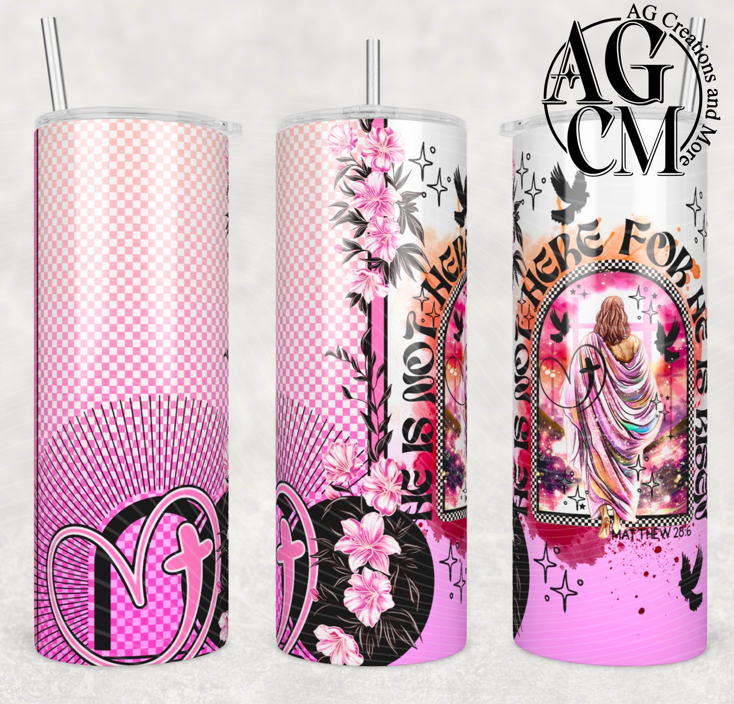 Risen 20oz Tumbler Digital Download PNG