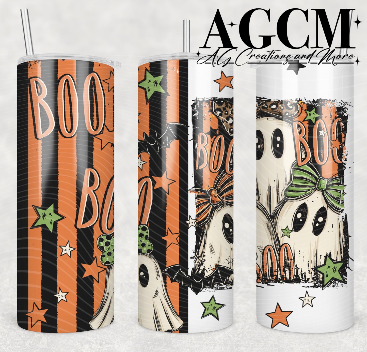 Boo 20oz Tumbler Design | Instant PNG Digital File