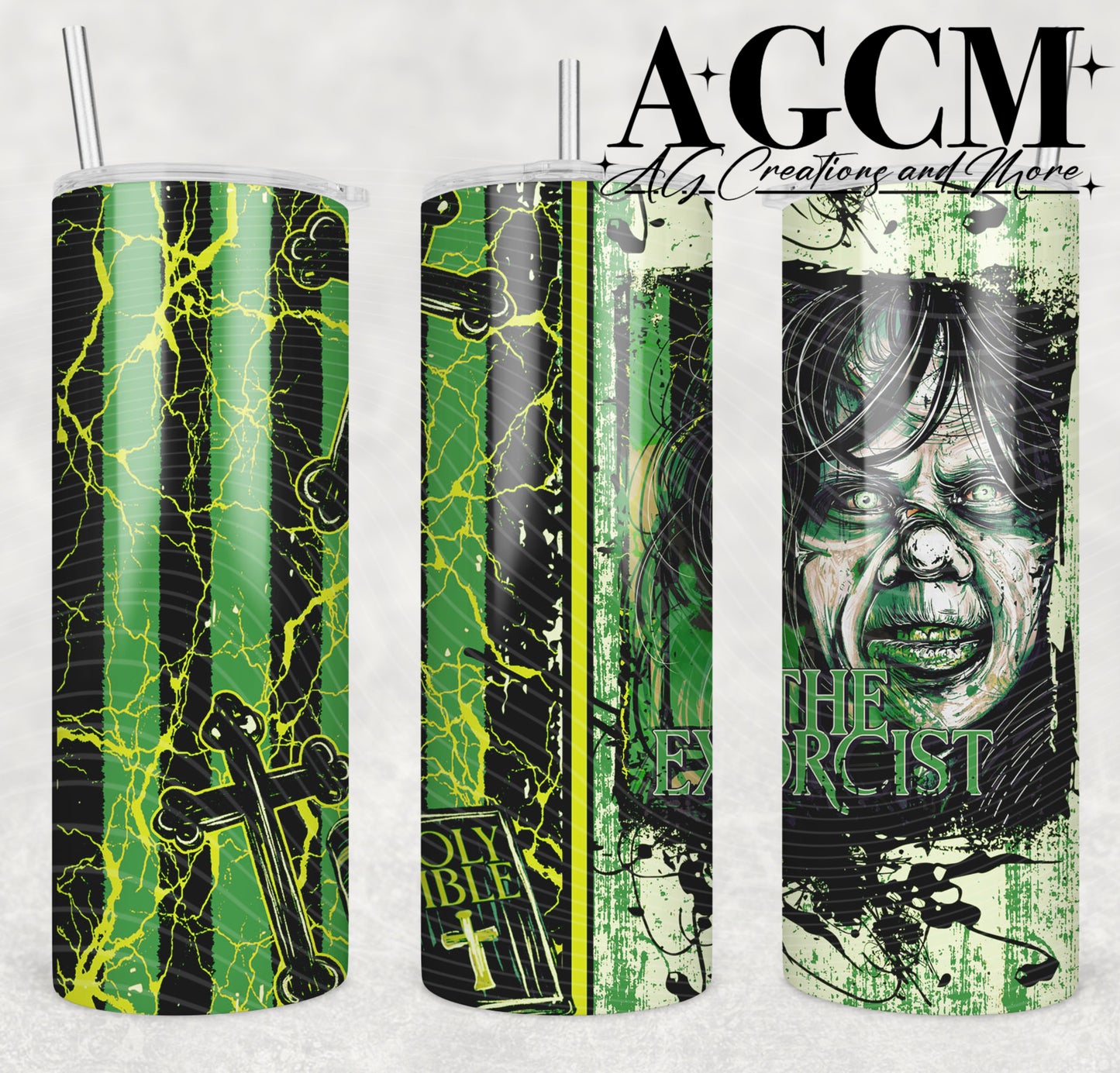Possessed Girl 20oz Tumbler Design | Instant PNG Digital File