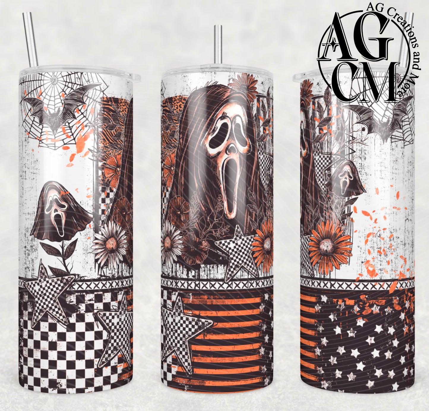 Ghost Fce20oz Tumbler Digital Download PNG