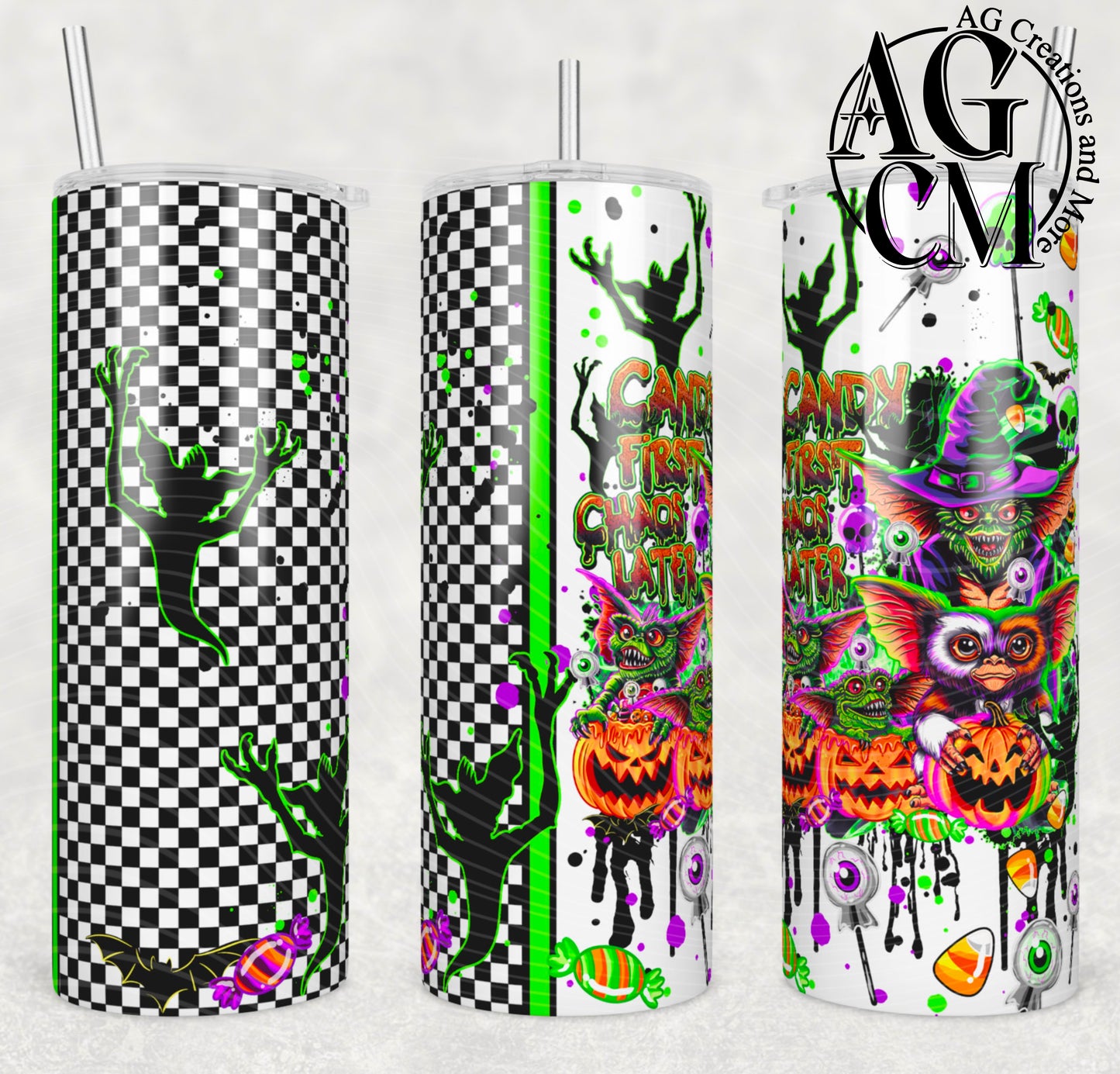 G- Candy Chaos 20oz Tumbler Design | Instant PNG Digital File