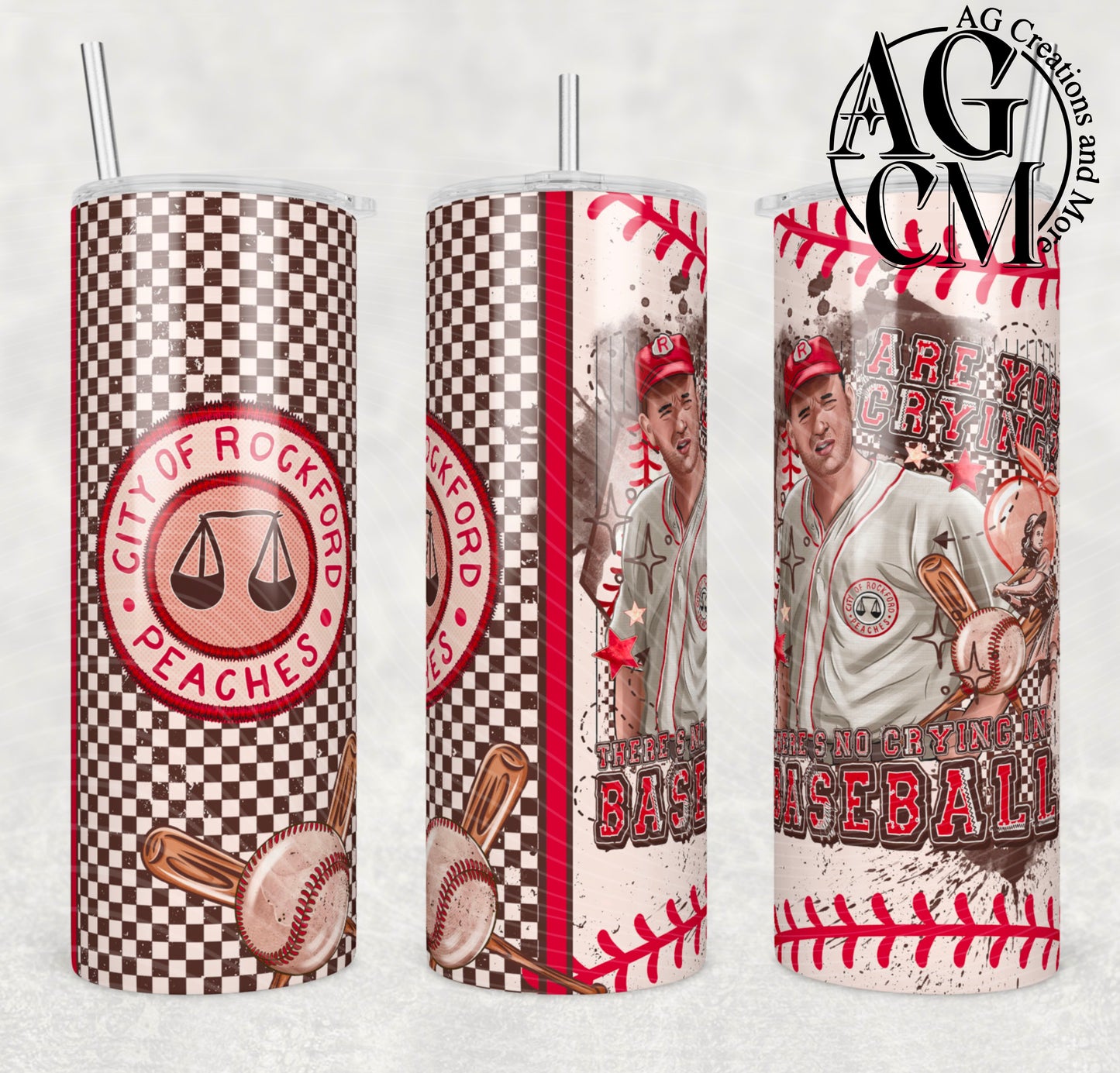 No Crying In Baseball 20oz Tumbler Digital Download PNG