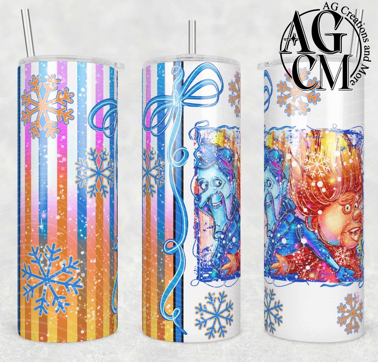 Hot and Cold Brother 20 0z Tumbler Digital Download PNG