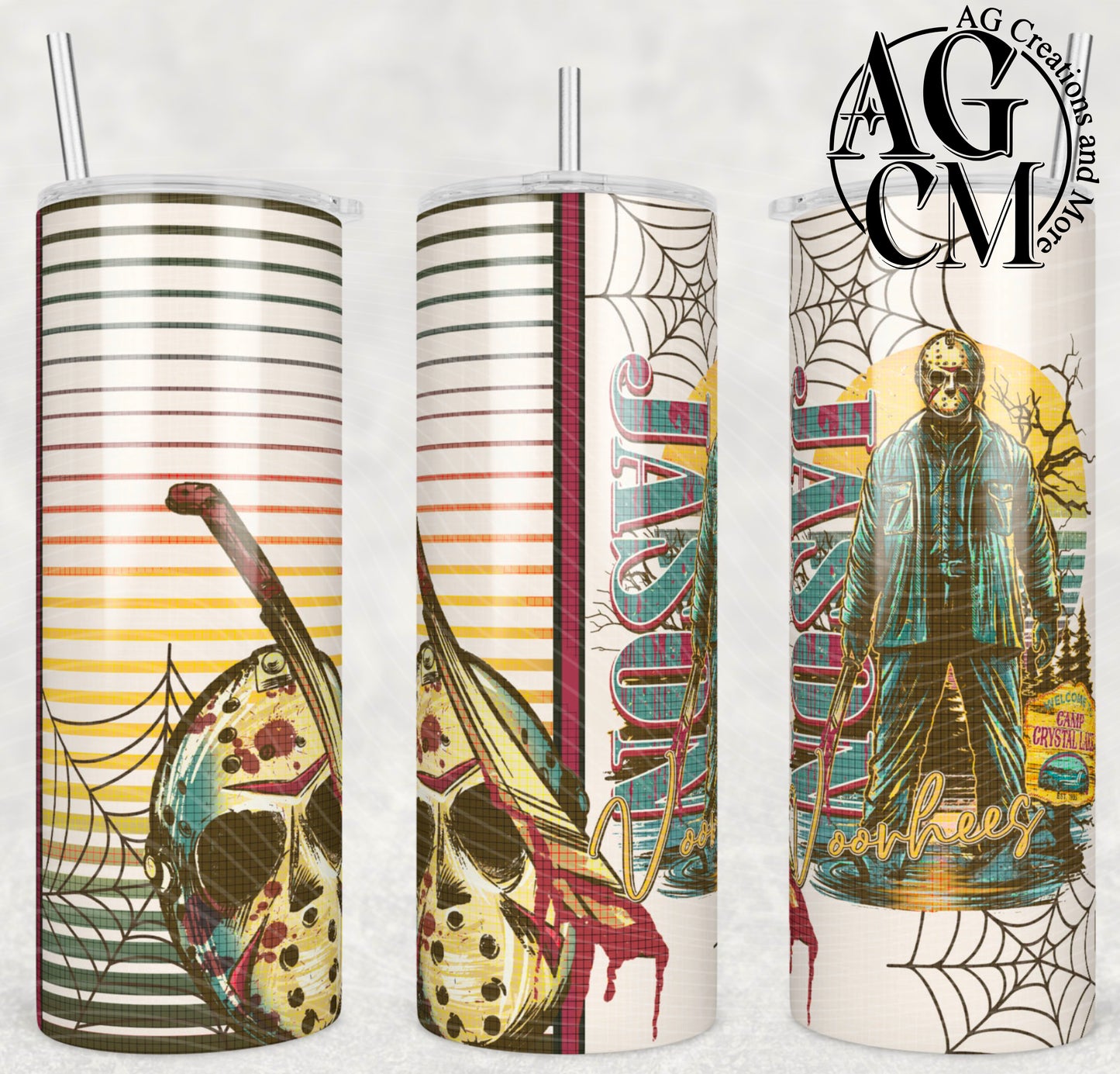 JV Vintage Horror 20oz Tumbler Digital Download PNG