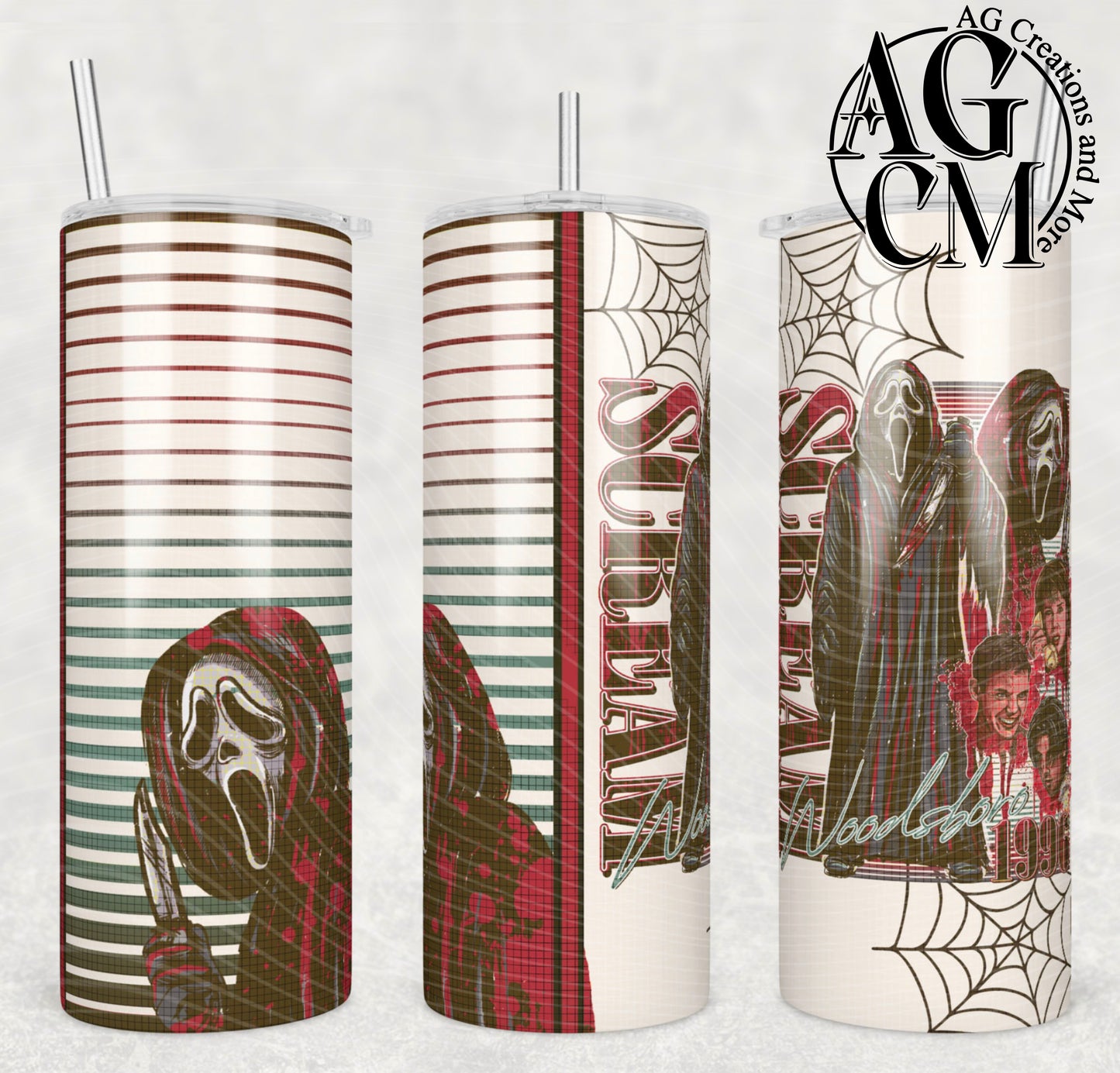 Vintage Horror 20oz Tumbler Digital Download PNG