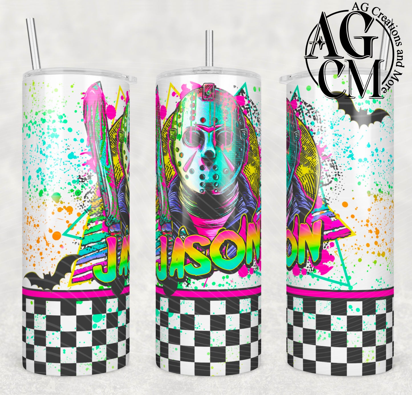 90s Jason 20oz Tumbler Digital Download PNG