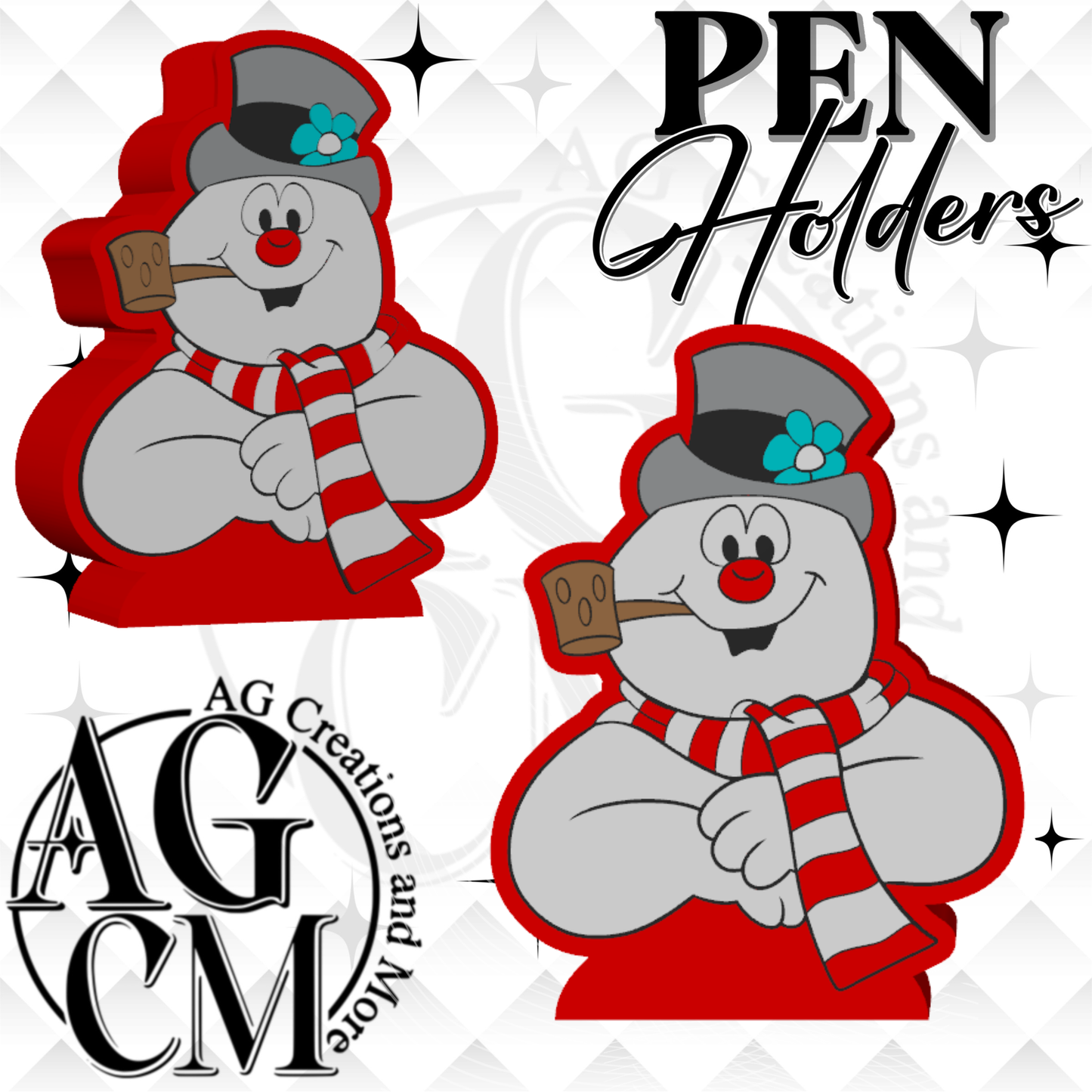 Snowman 3D Pen Holders (wholesale)