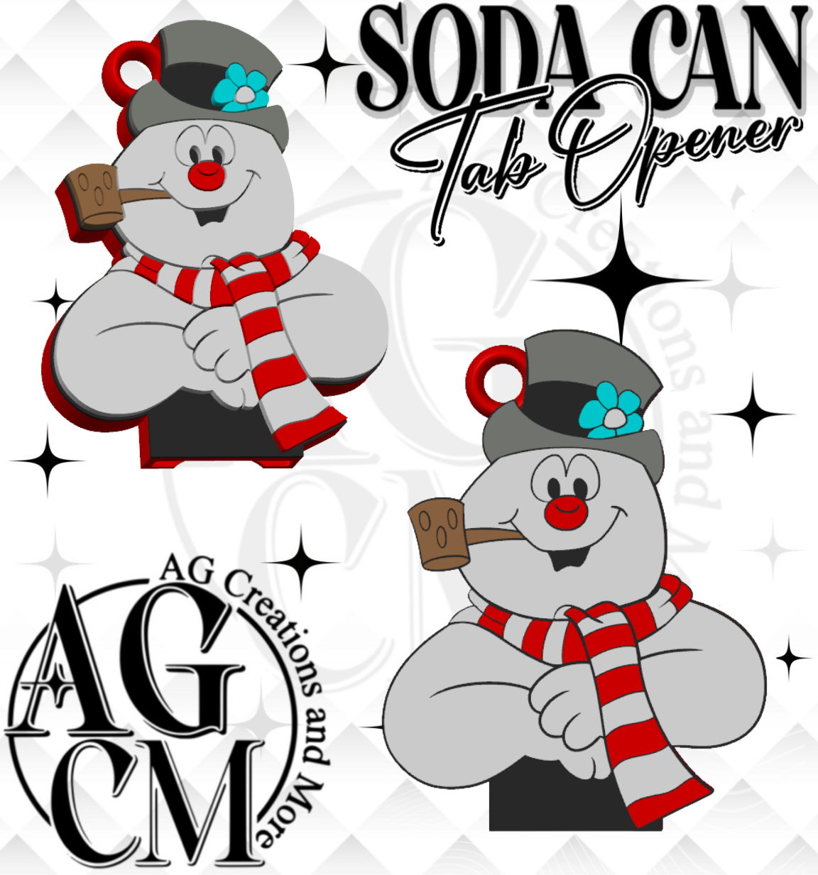Snowman Tab Opener (wholesale singles)
