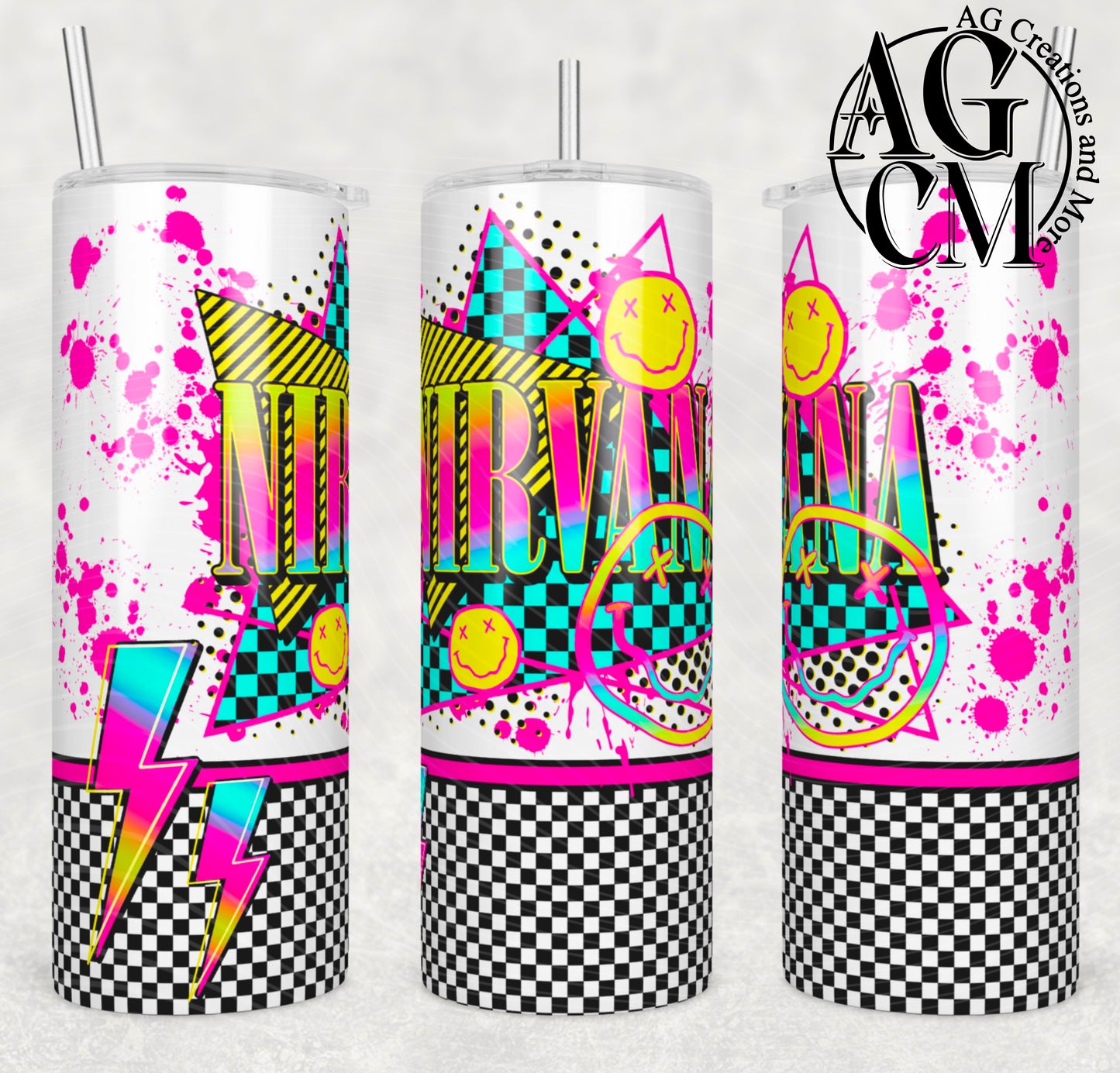 Rock Bands N 20oz Tumbler Digital Download PNG