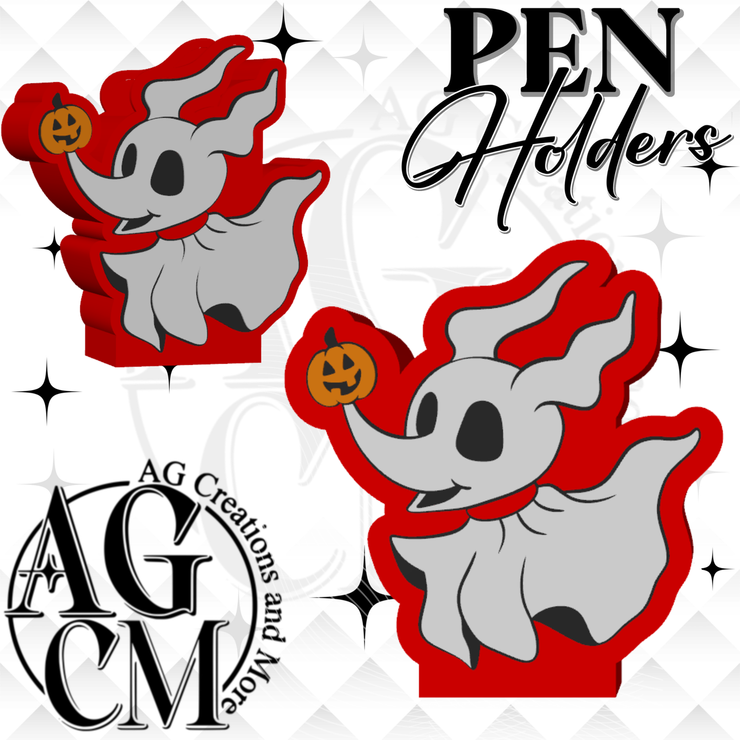 Ghost Dog 3D Pen Holders (wholesale)