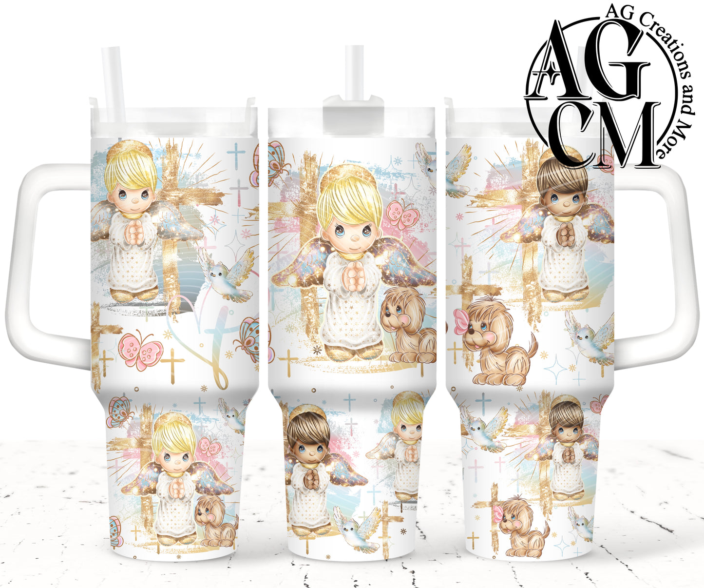 Jesus Loves Me 40oz Tumbler Digital Png