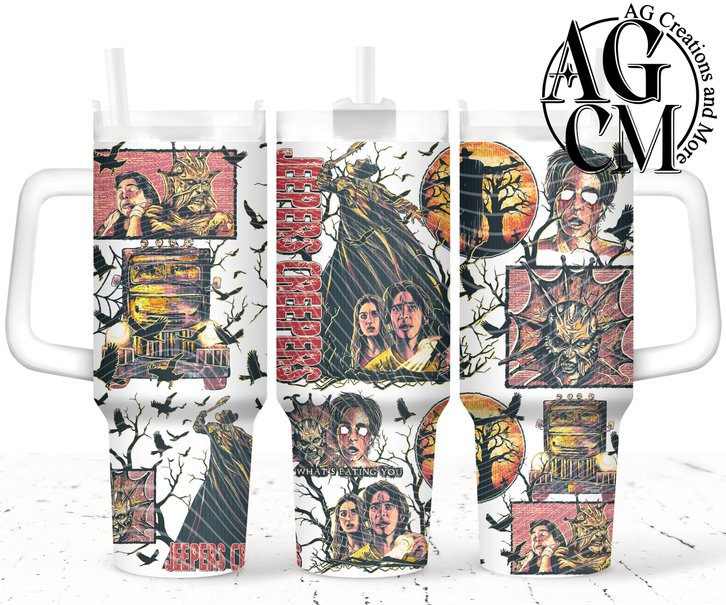 Creepers 40oz Tumbler Digital Png