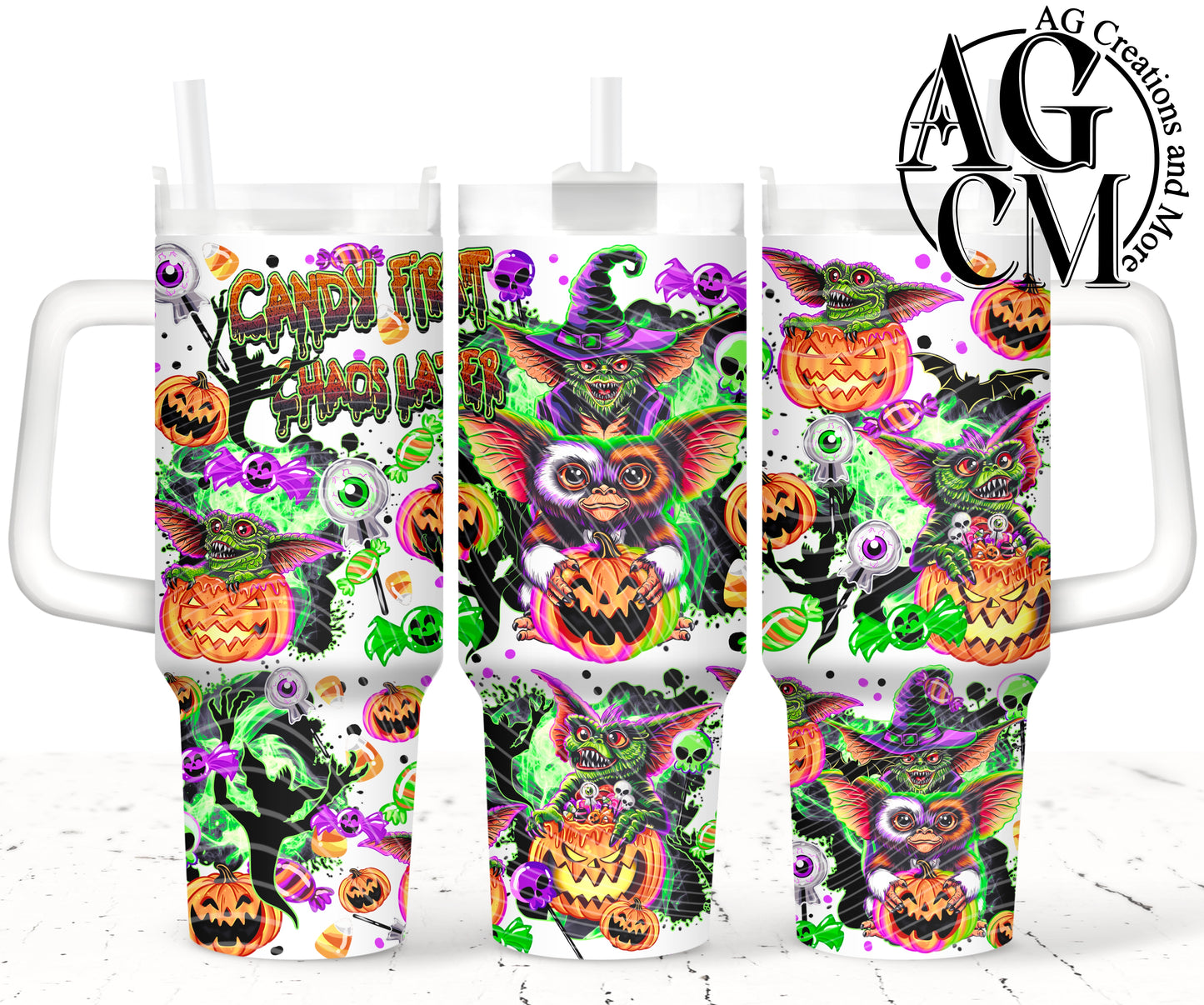 G-Candy Chaos 40oz Tumbler Digital Png