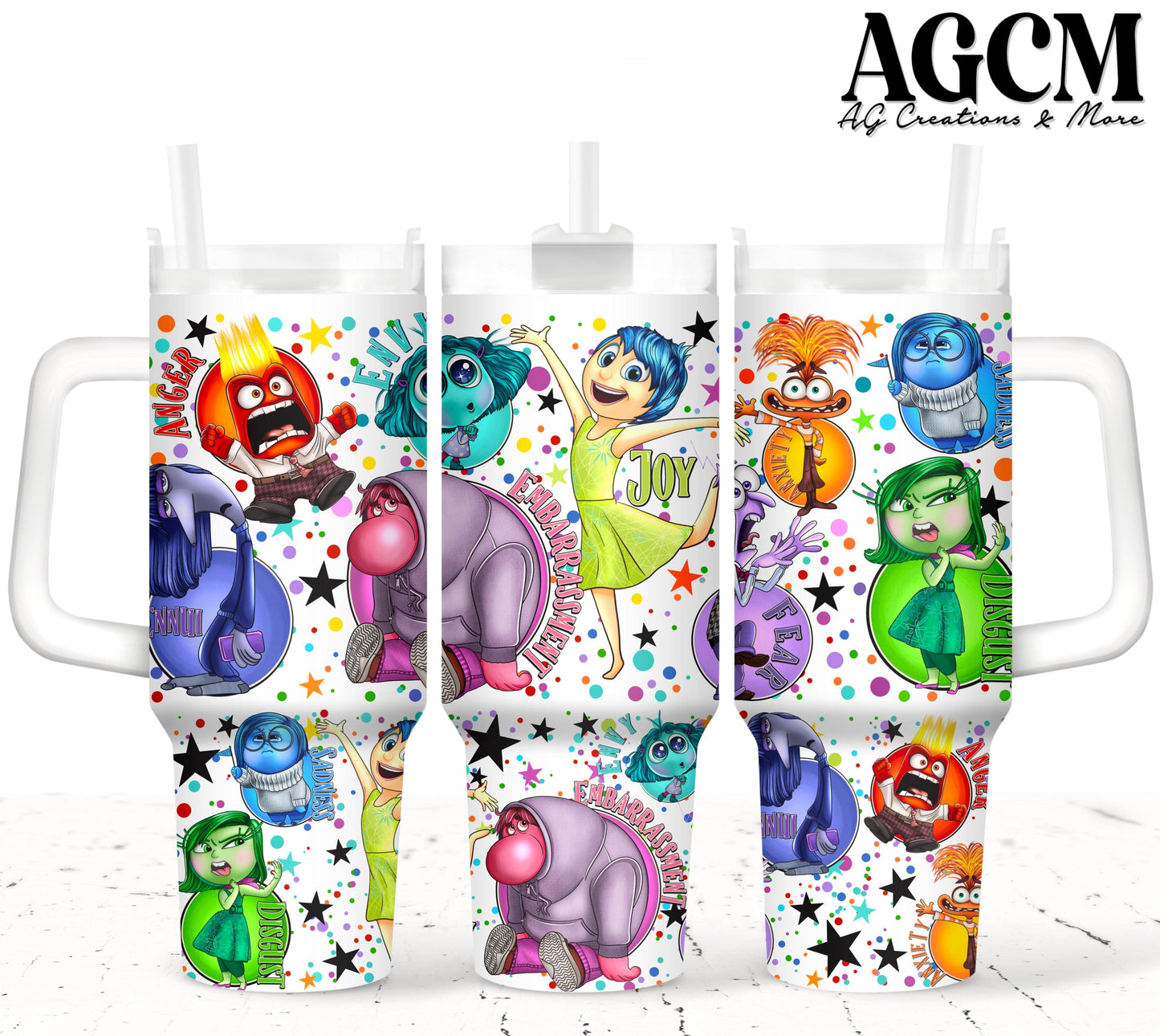 40oz In My Emotions Tumbler Digital Png
