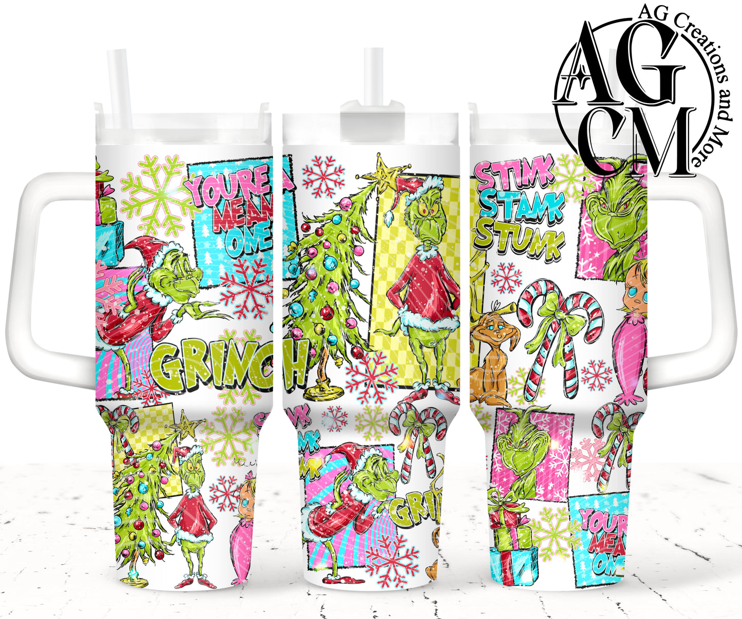 Stink Stank 40oz Tumbler Digital Png