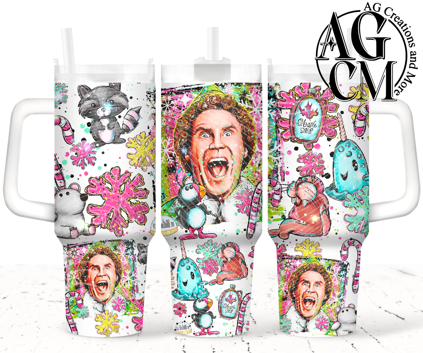 Ninny Muggins 40oz Tumbler Digital Png