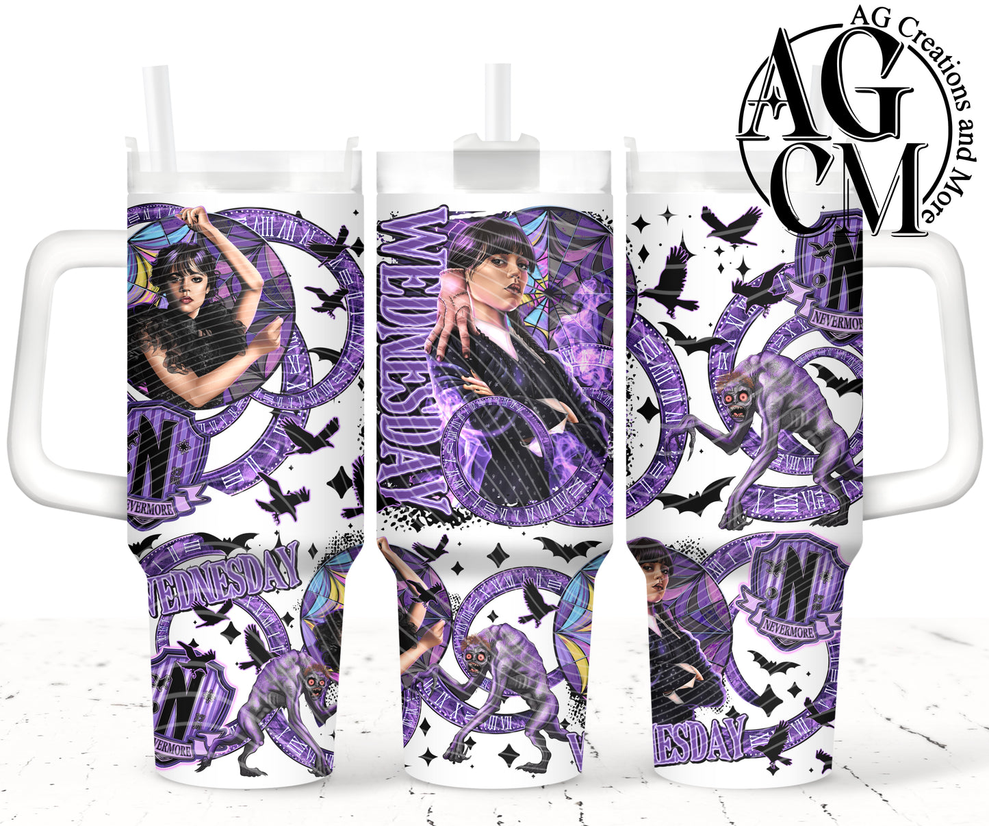 Nevermore 40oz Tumbler Digital Png