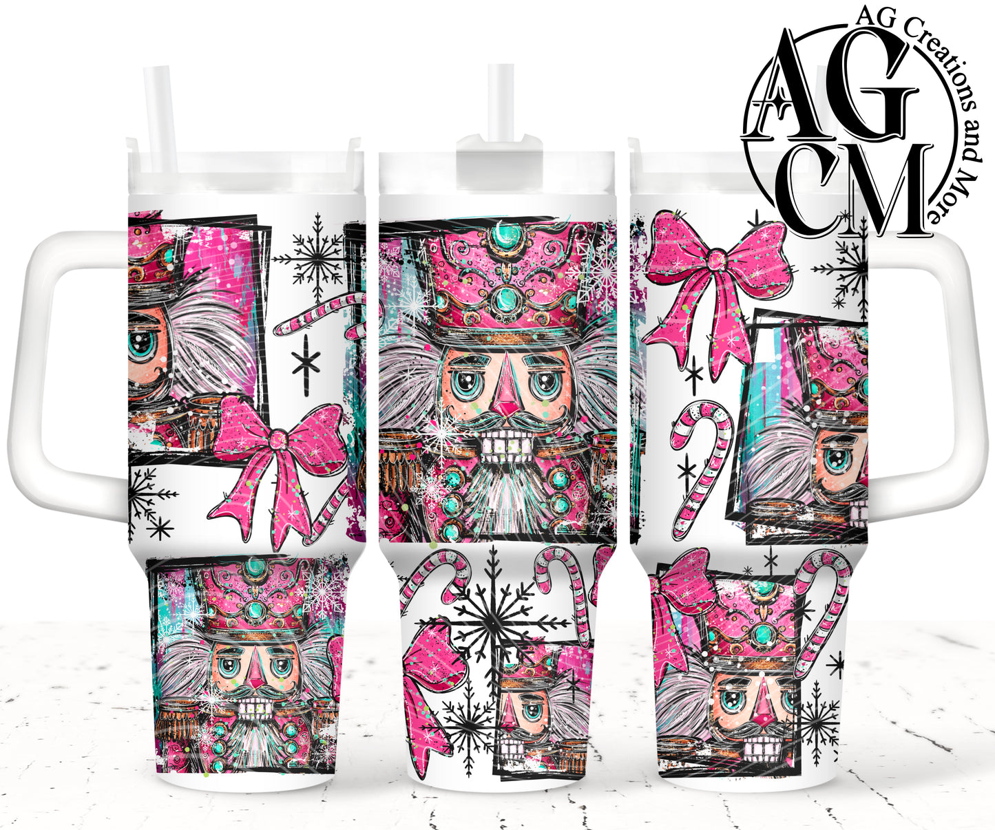 Nutcracker 40oz Tumbler Digital Png