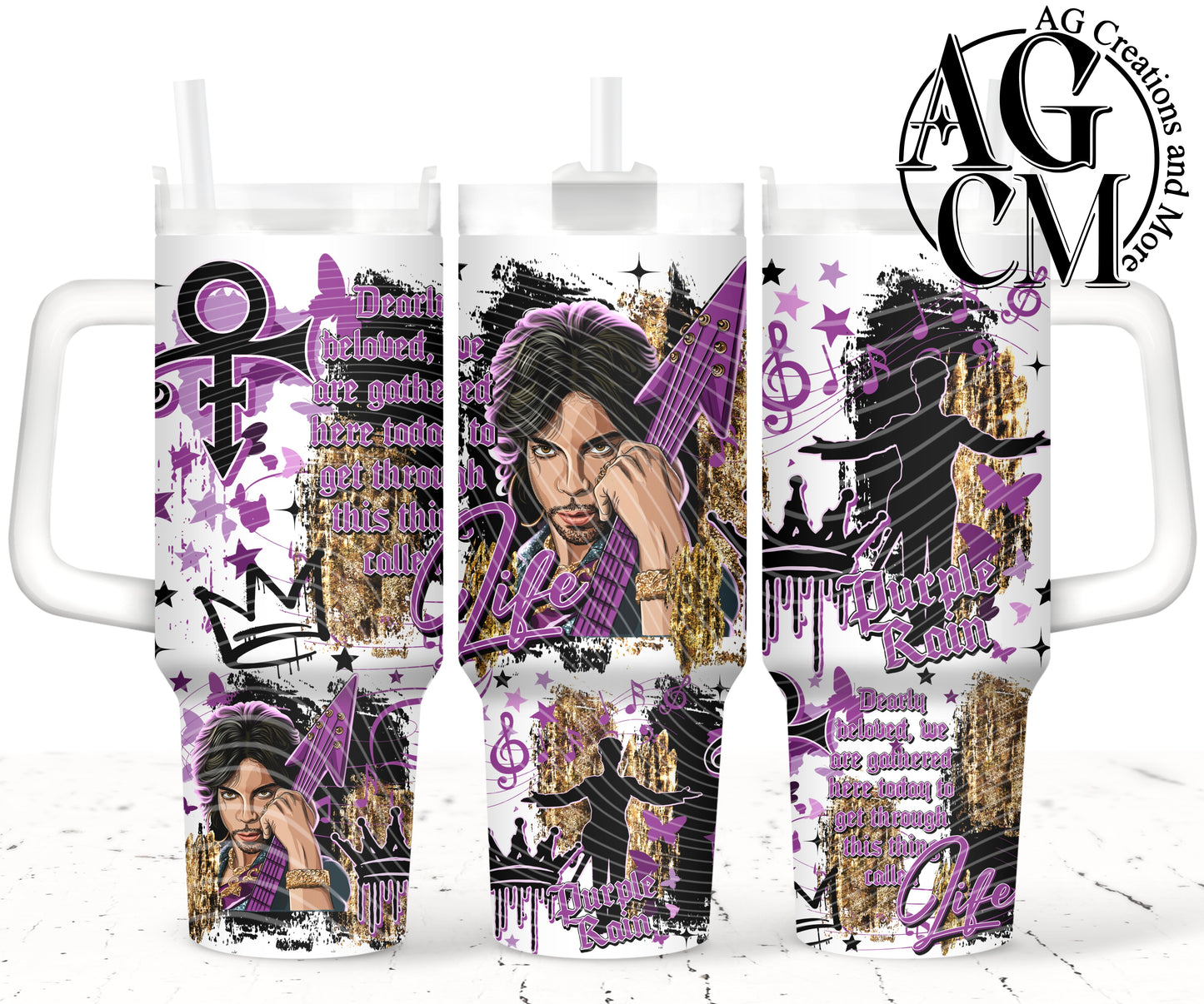 Dearly Beloved 40oz Tumbler Digital Png