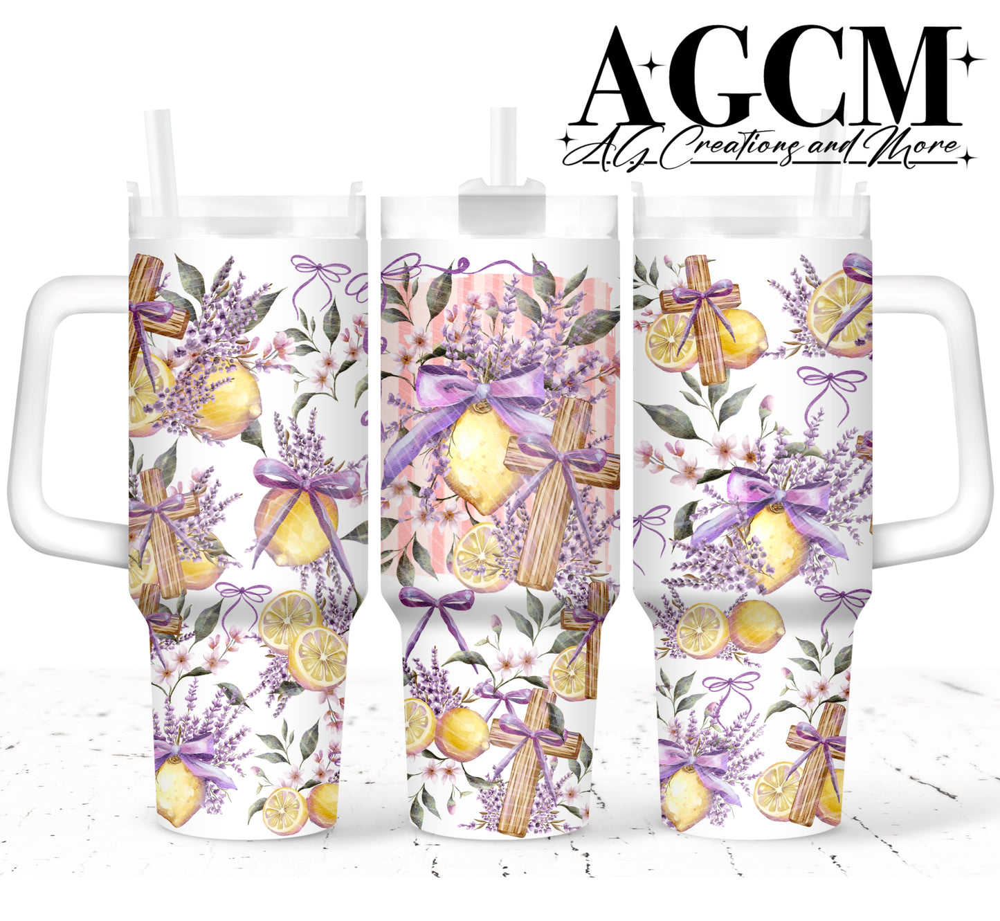 With Jesus Life is Zestful 40oz Tumbler Digital
