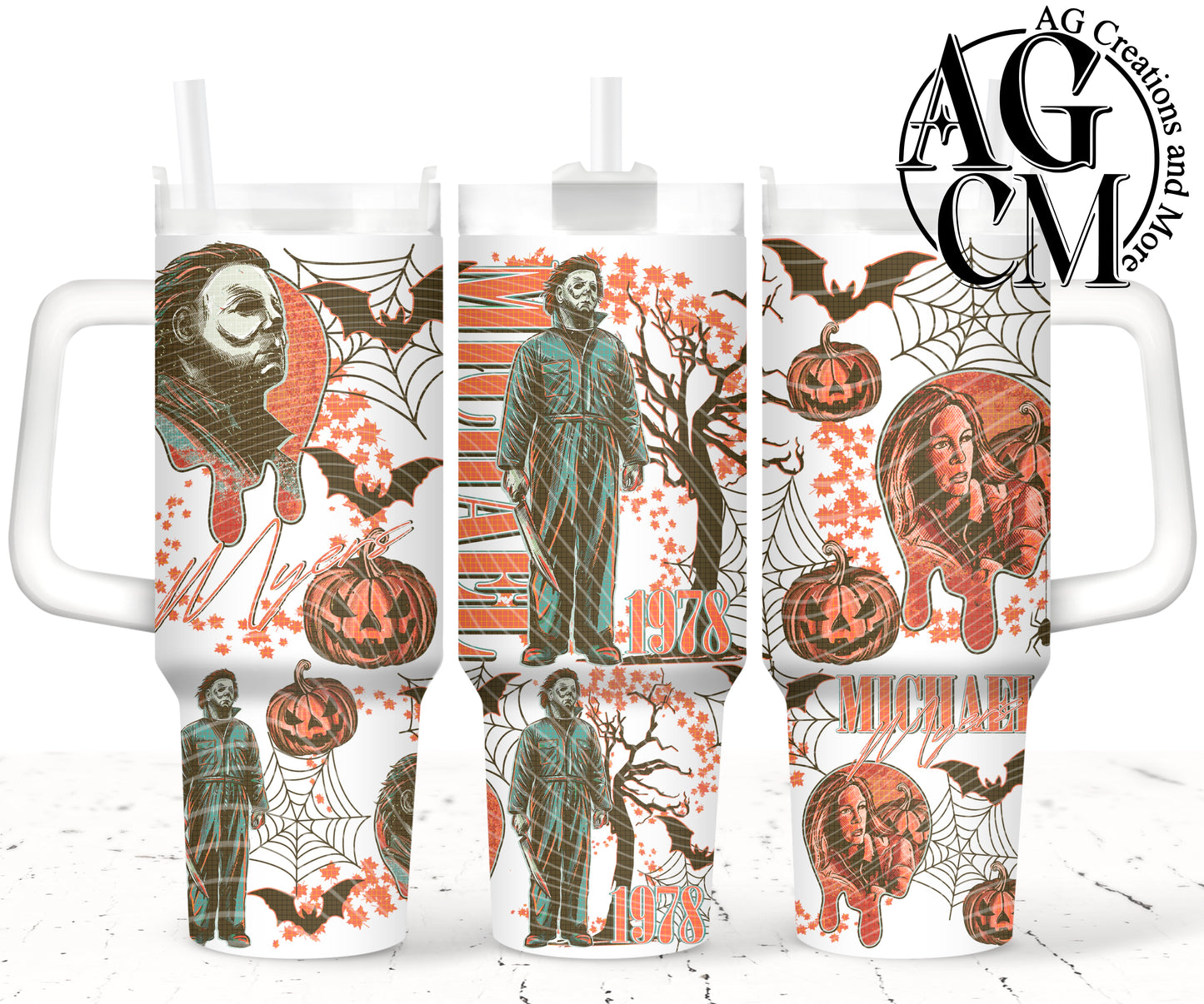 Vintage Michael 40oz Tumbler Digital Png