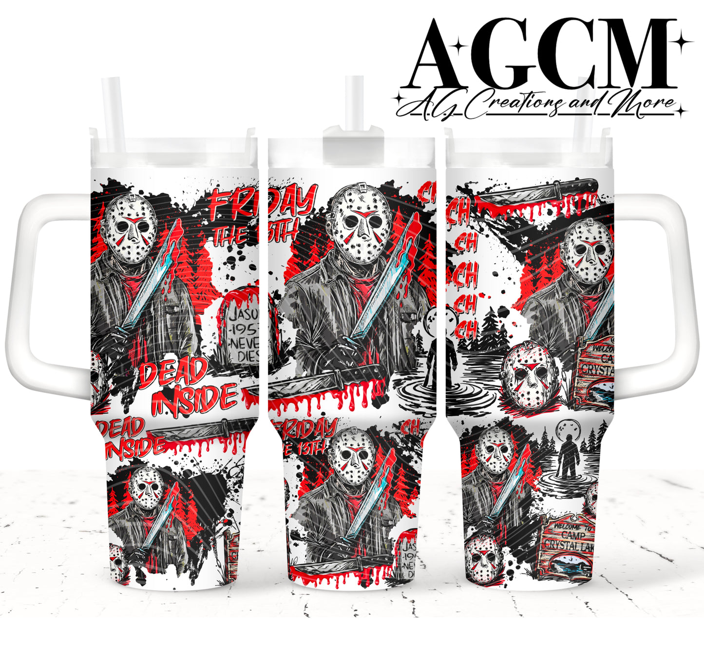 Dead Inside 40oz Tumbler Digital