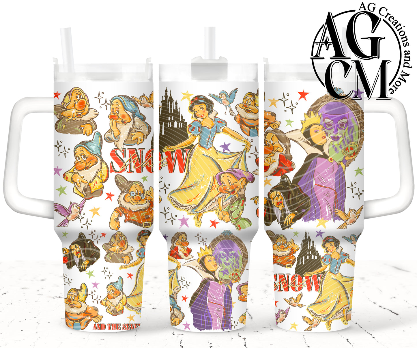 1937 Princess 40oz Tumbler Digital Png