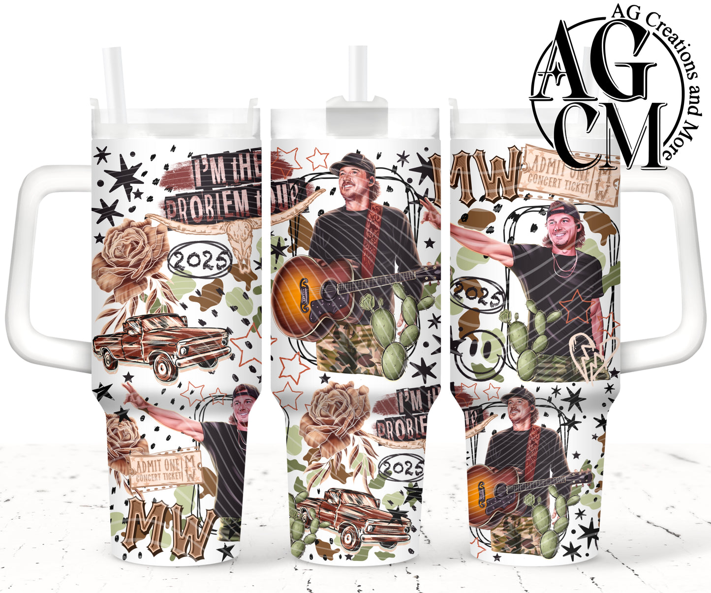 Problem Geen 40oz Tumbler Digital Png