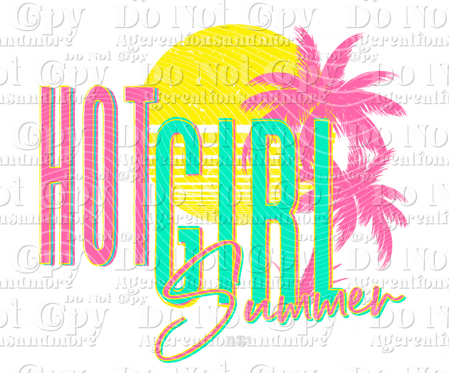 Hot Girl Summer Digital Download PNG