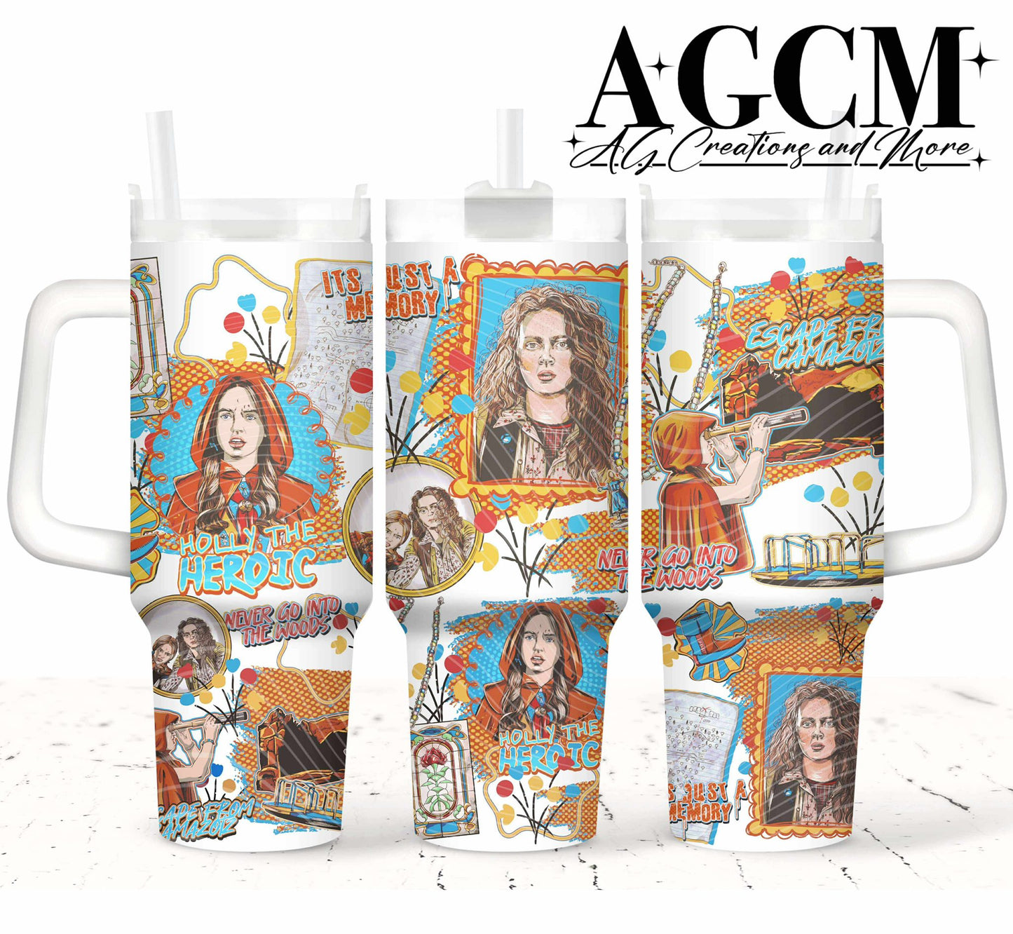 Never go into the Woods 40oz Tumbler Digital