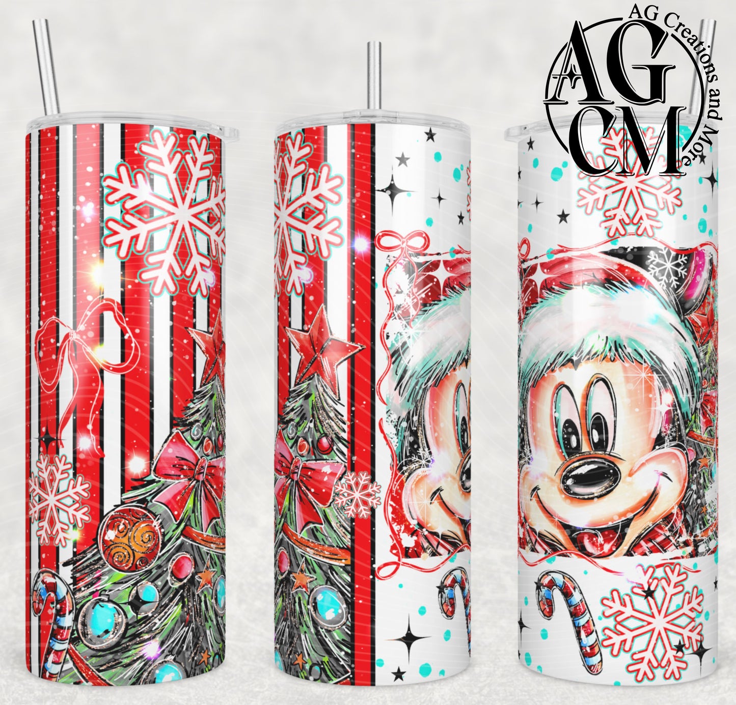 Christmas Boy Mouse Tumbler Digital Download PNG