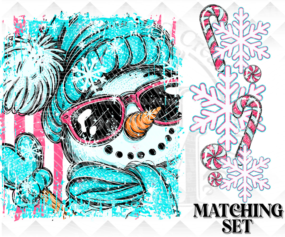 Snowman Digital Download PNG