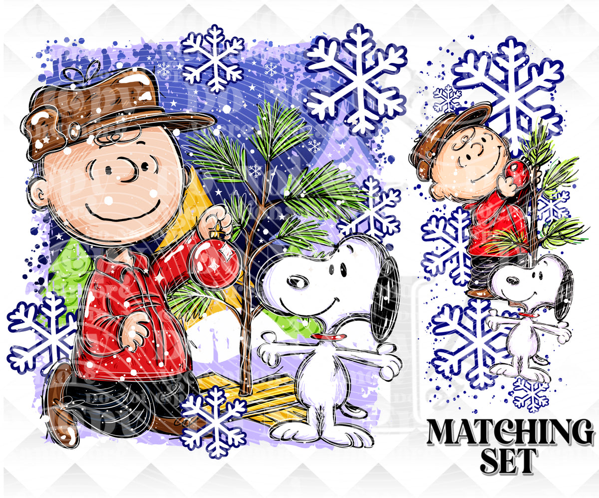 CB Christmas Tree Digital Download PNG