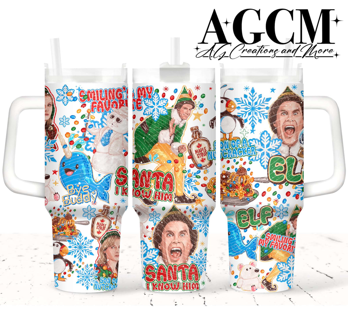 Santa I know Him 40oz Tumbler Digital