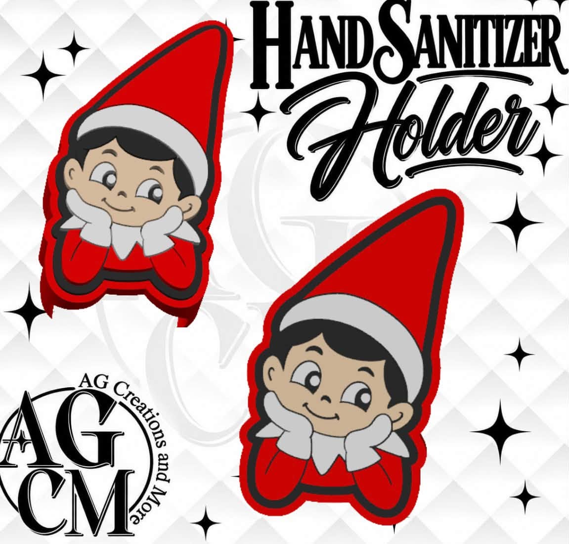 Elf 3D Hand Sanitizer Holder 3MF File