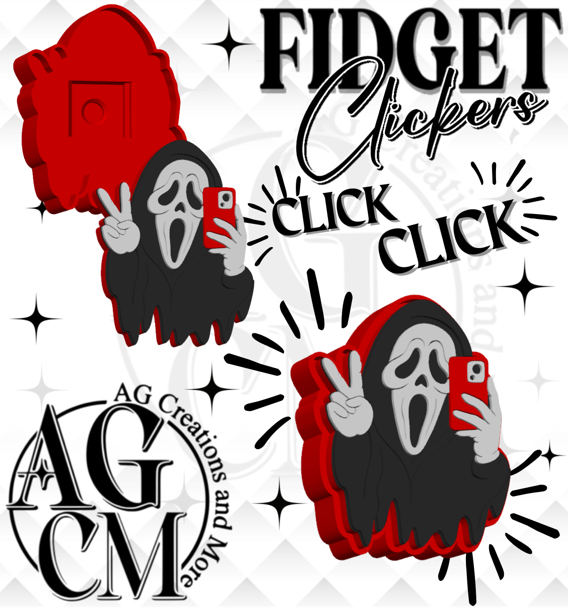 You hang up (gf) 3D Fidget Clickers STL / 3MF Files