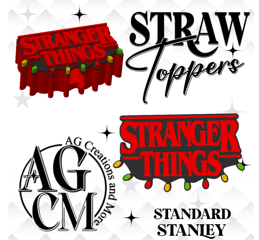 ST Lights 3D Straw Topper