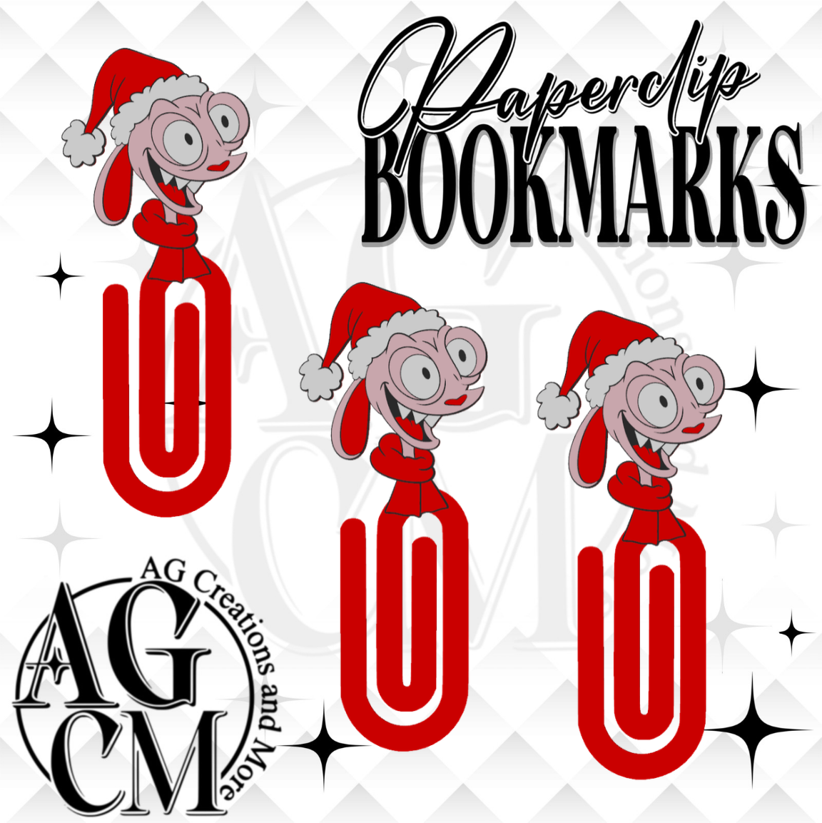 90s Silly Kitty 3D Paperclip / Bookmarks (wholesale)