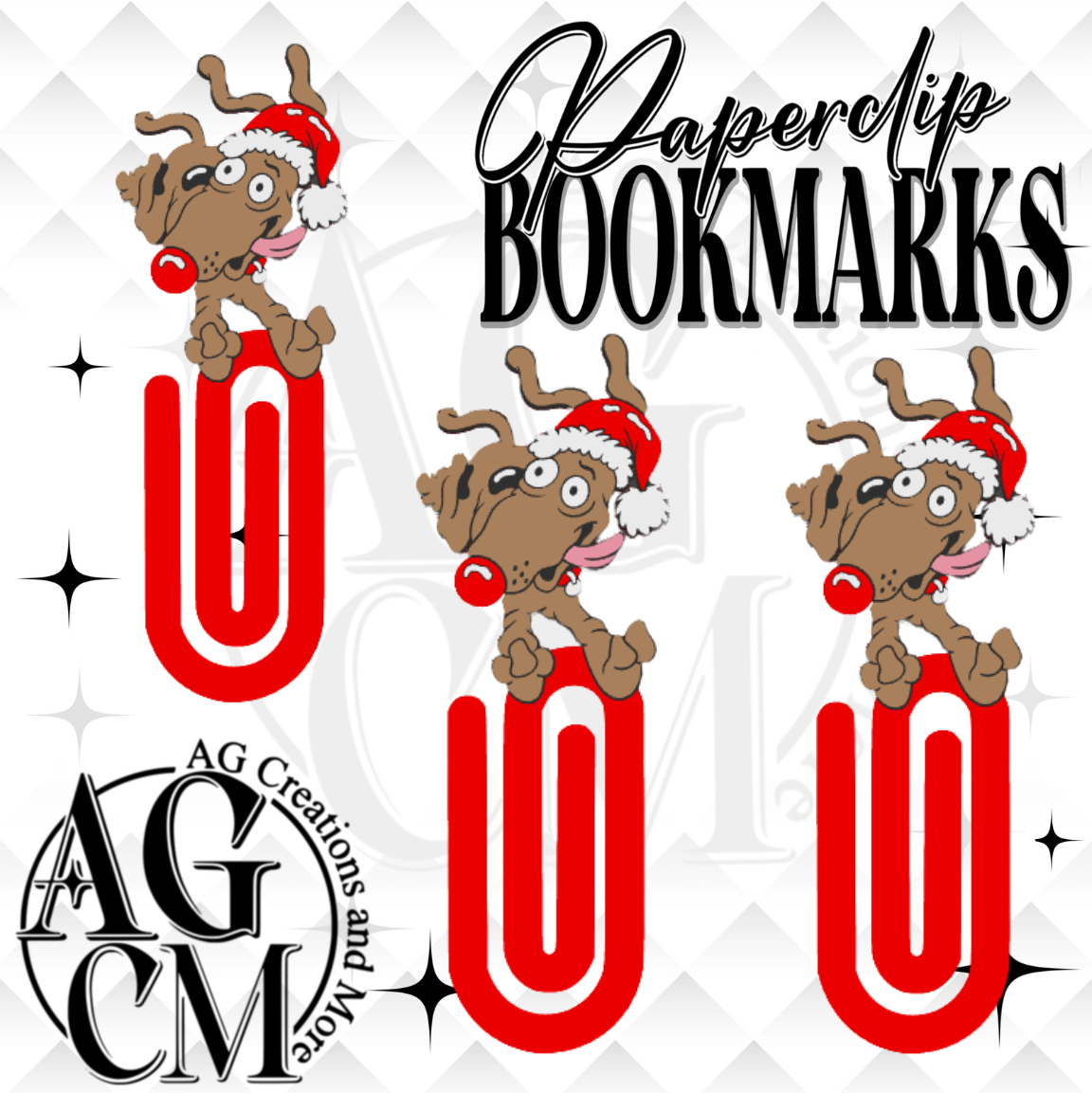 90s Dog 3D Paperclip / Bookmarks (wholesale)