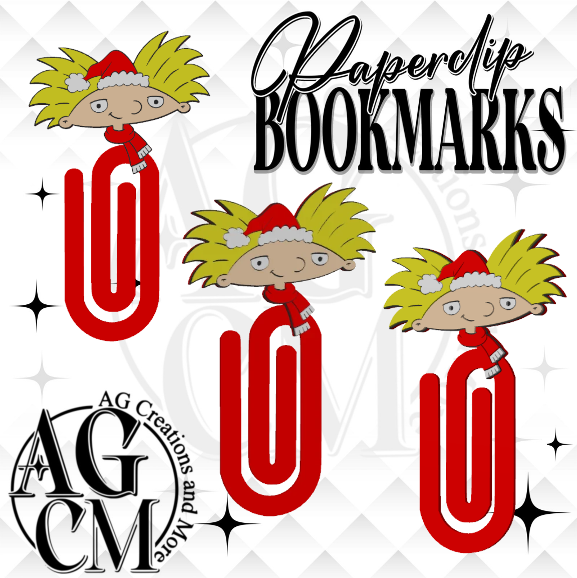 90s Football Head 3D Paperclip / Bookmarks (wholesale)