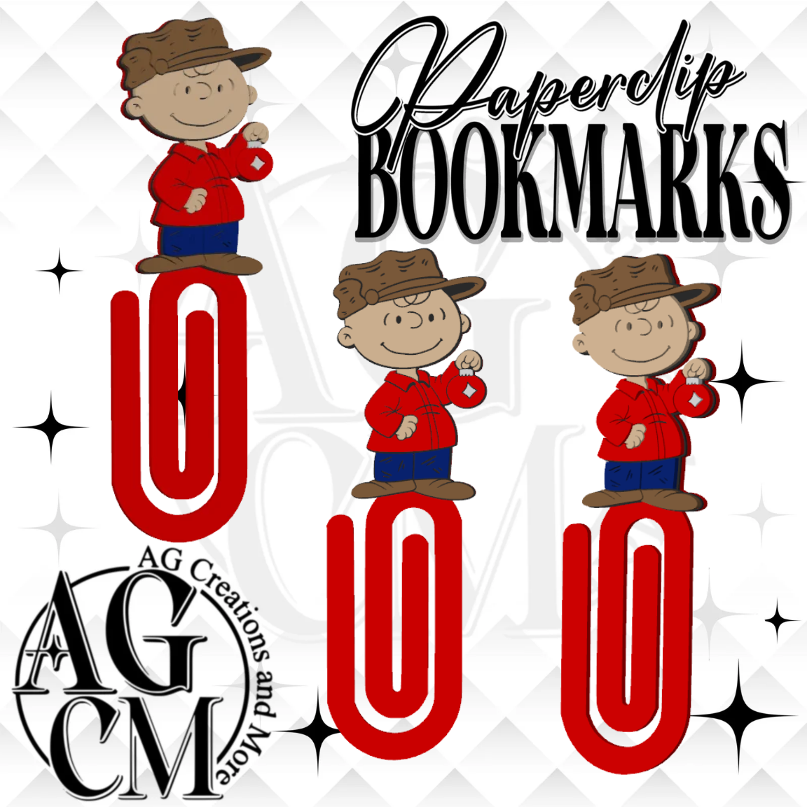 CB Christmas 3D Bookmark/ Paperclip 3MF File