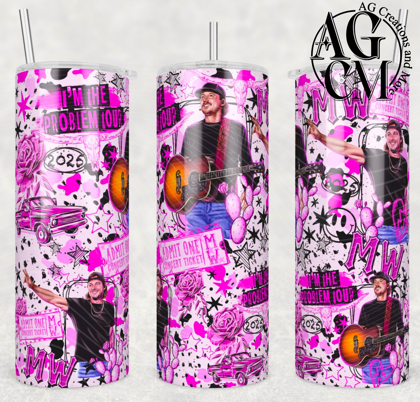 Problem pink 20oz Tumbler Digital Download PNG