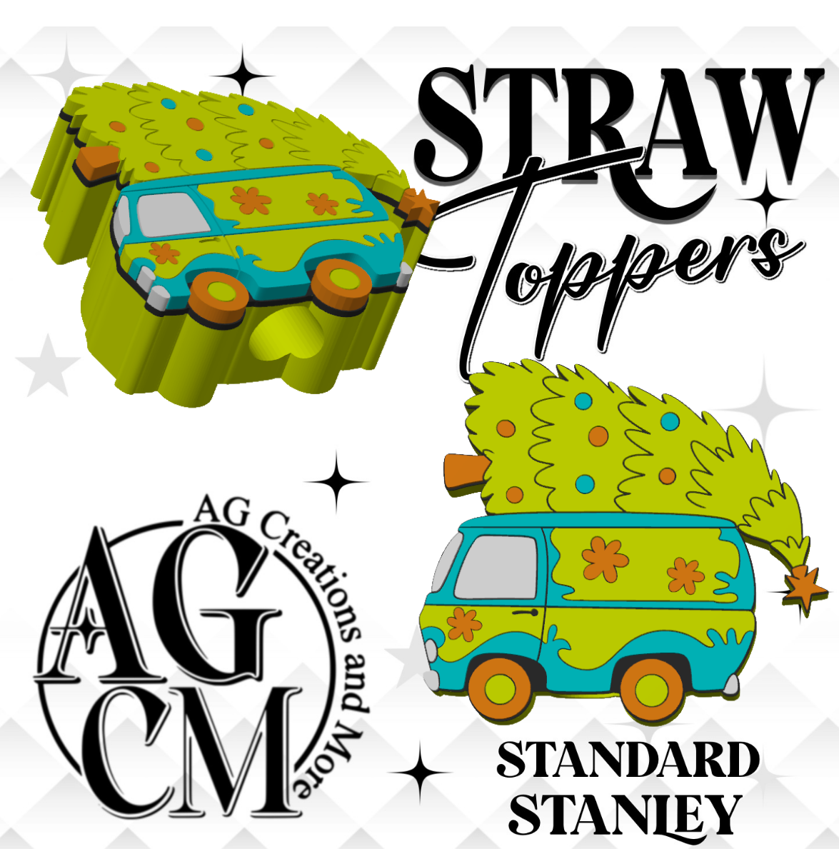 Christmas Scoob Van 3MF File